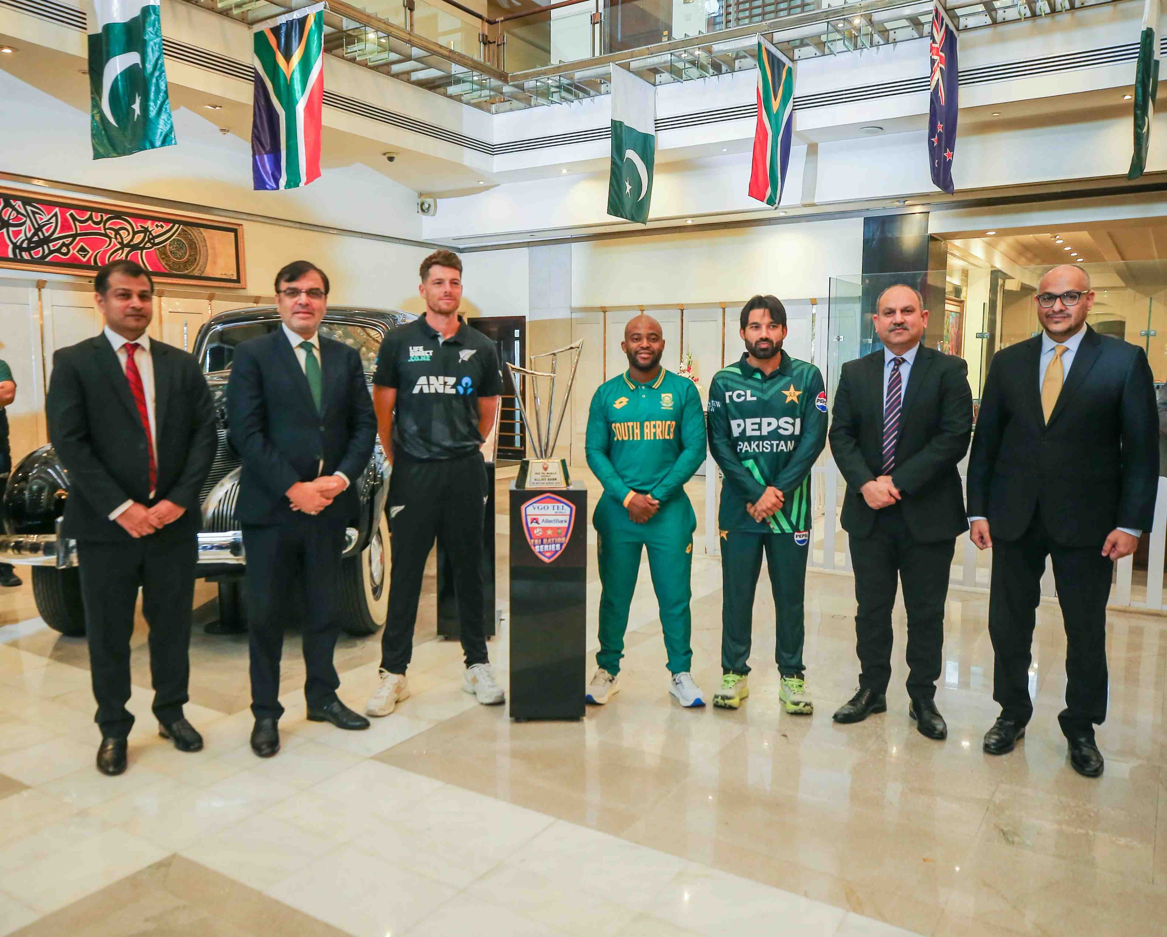  Pakistan ODI Tri-Series 2025, featuring Pakistan, New Zealand, and South Africa,