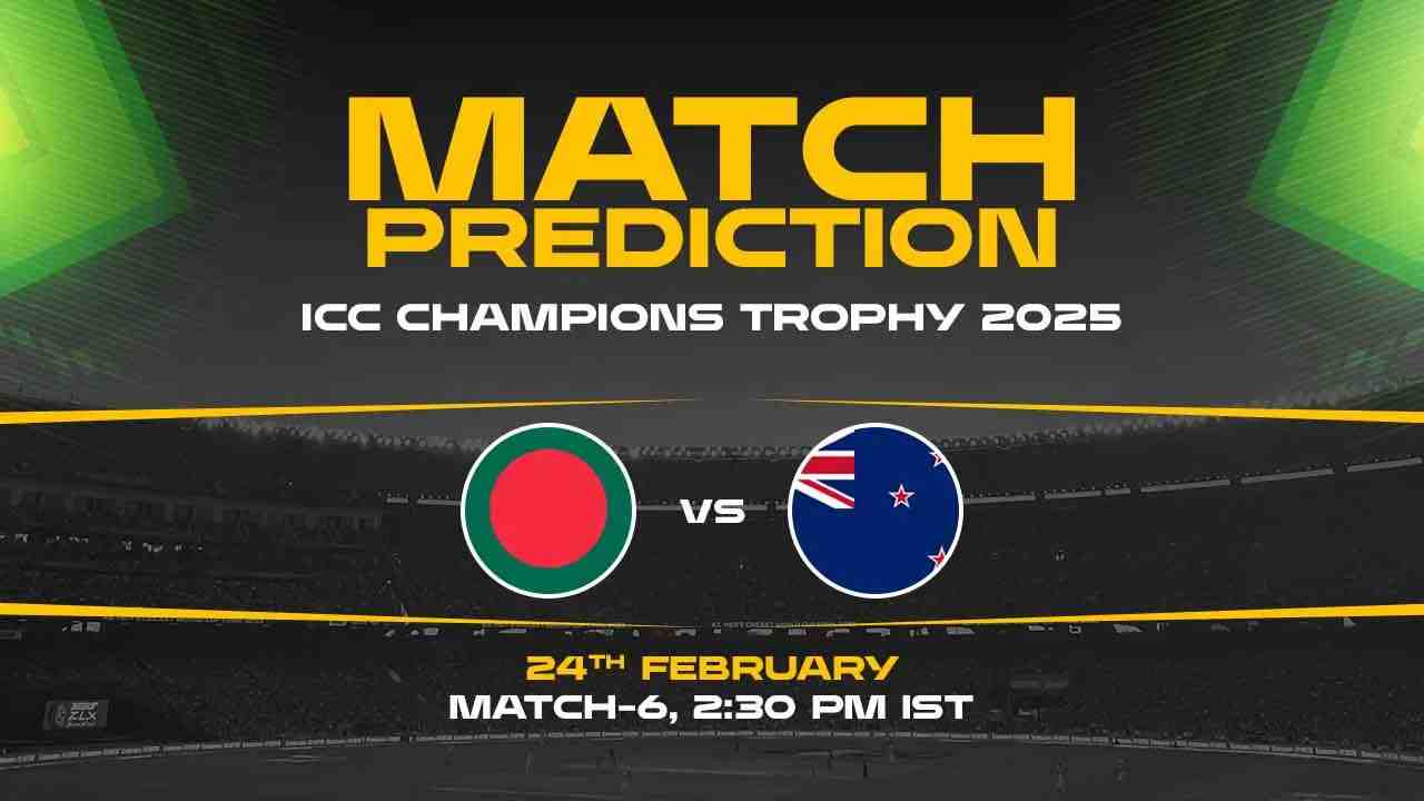 BAN vs NZ Today Match Prediction – Who Will Win?