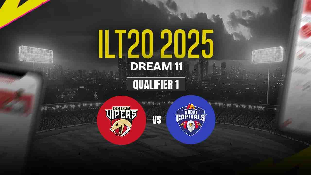 DV vs DCP Dream11 Prediction, Desert Vipers vs Dubai Capitals, Qualifier-1 Match