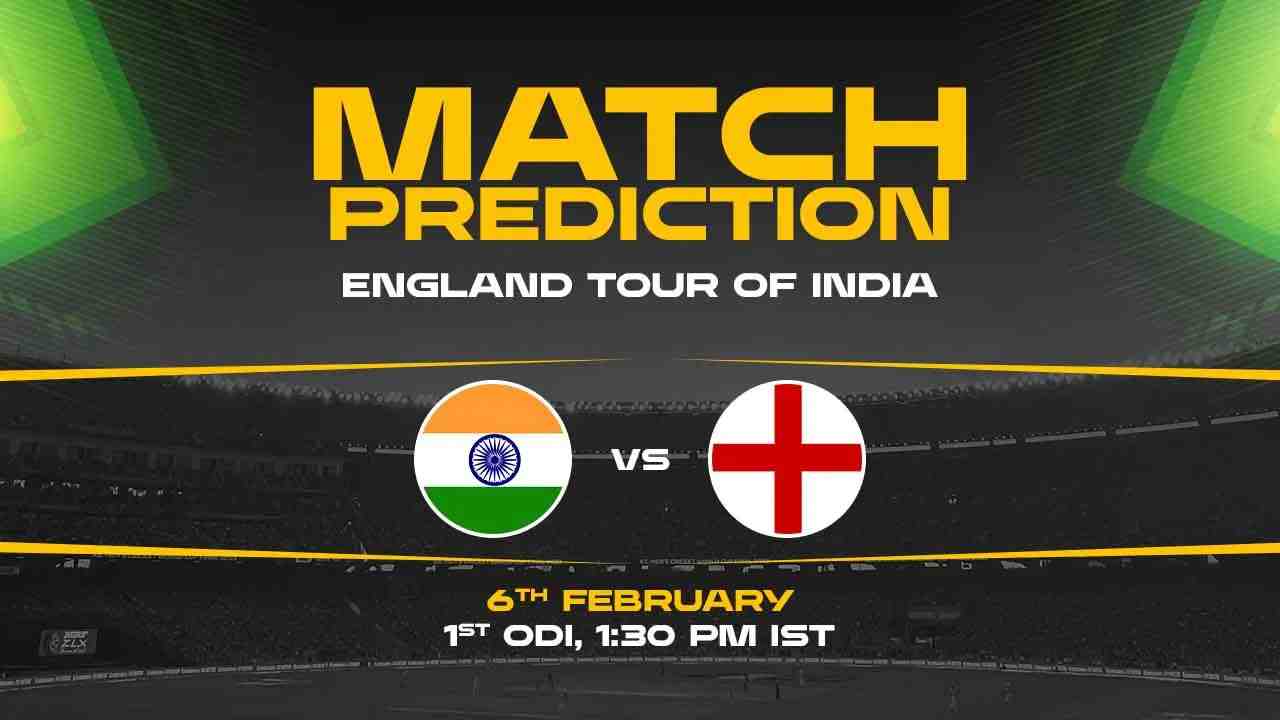 IND vs ENG 1st ODI, Match Prediction- Who Will Win Today?