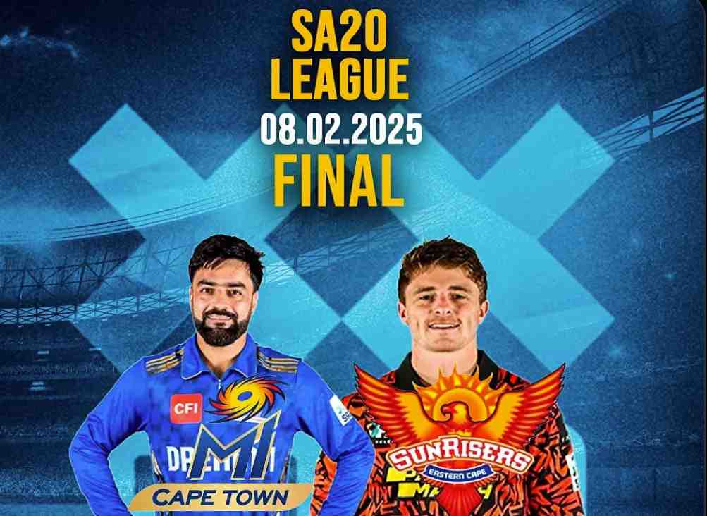 SA20 2025 FINAL MICT VS SEC Live stream : Where & How to Watch the Match Online & on tv 