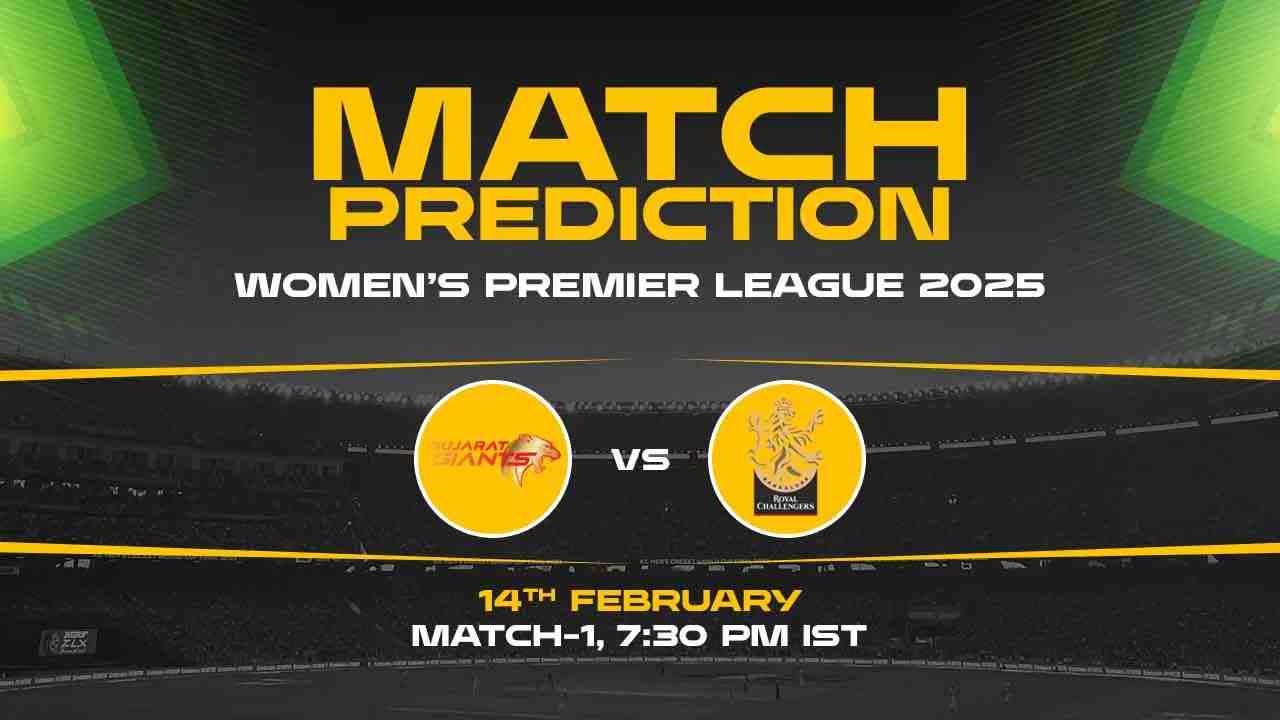 WPL: 1st Match, GG vs RCB, Match Prediction - Who Will Win Today?