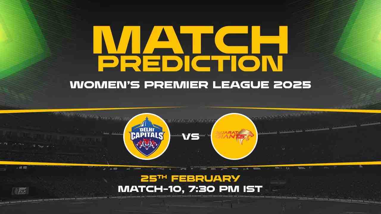 WPL 2025, 10th Match, DCW vs GGW, Match Prediction