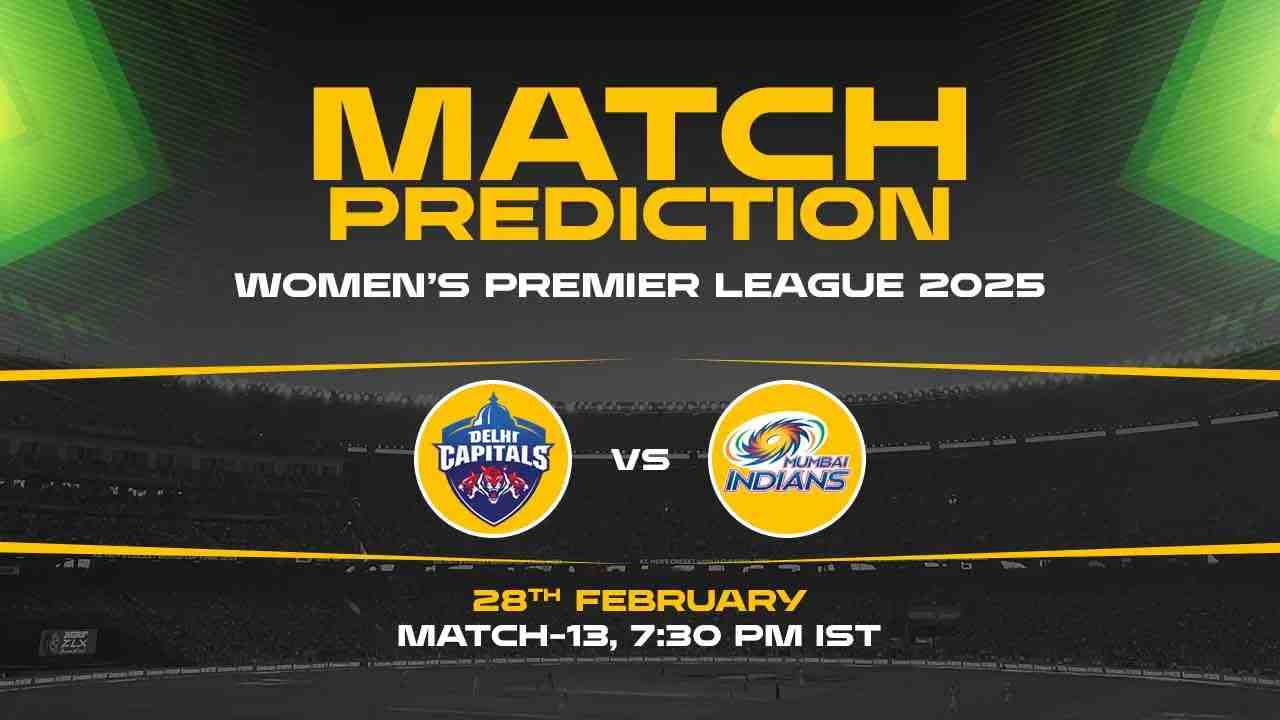 WPL 2025, 13th Match, DCW vs MIW, Match Prediction