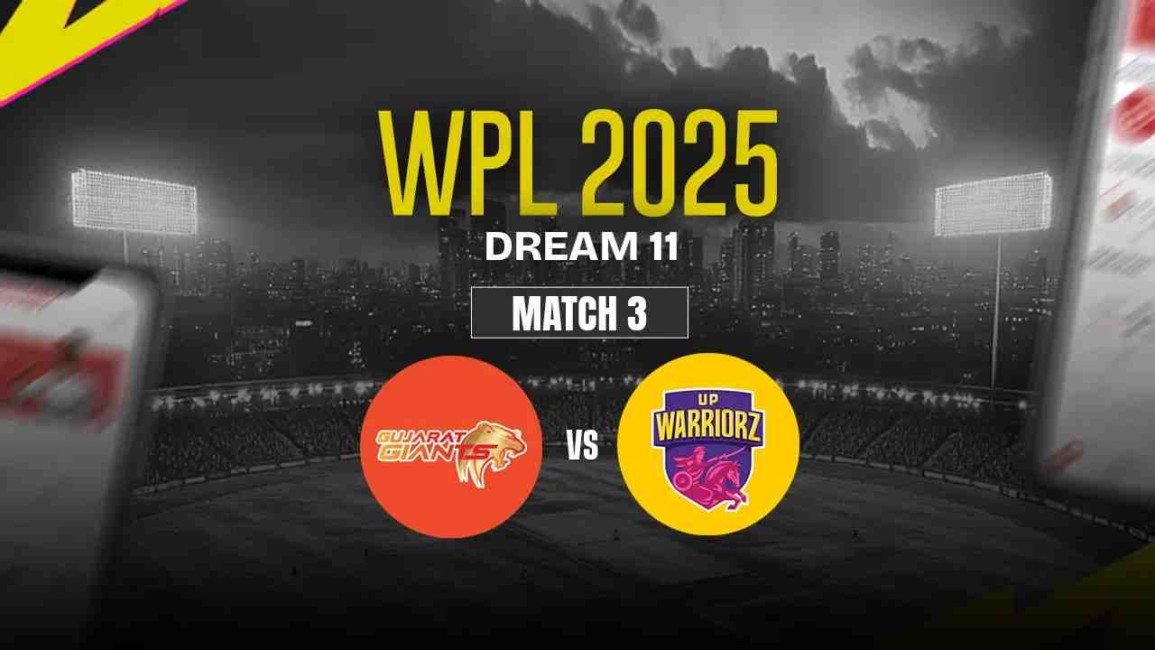 GG vs UP Dream11 Prediction, Gujarat Giants vs UP Warriorz, 3rd Match