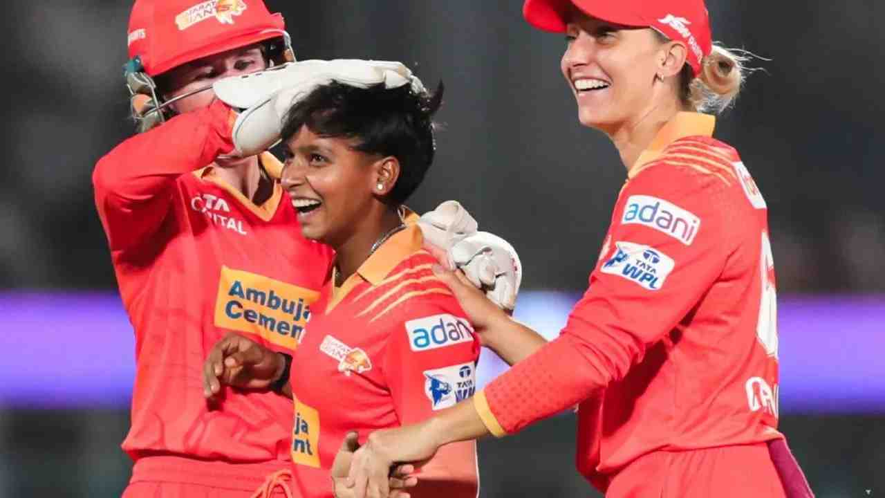 20-year-old Priya Mishra shines in WPL with a stellar bowling performance (4-0-25 -3), dismissing Tahlia McGrath, Grace Harris, and Deepti Sharma. A rising star in Indian cricket