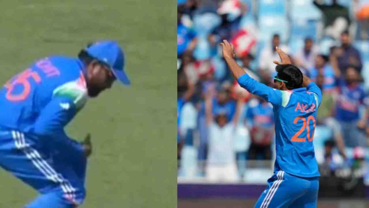 Missed hat-trick opportunity! Rohit Sharma’s dropped catch denied Axar Patel a historic hat-trick in an ICC event. 