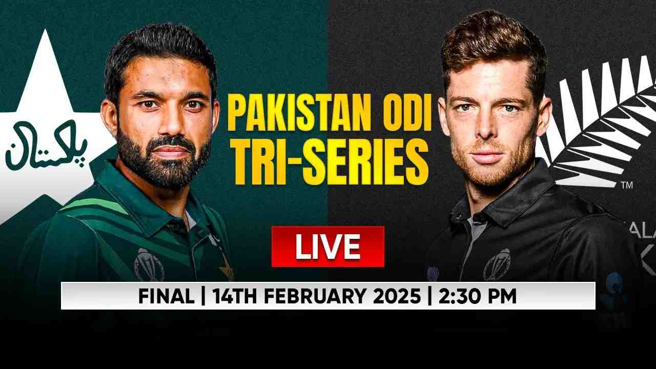 PAK vs NZ LIVE SCORE, ODI Tri-series 2025 final