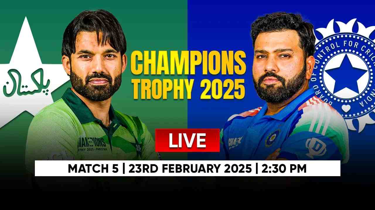 Pakistan vs India, 5th Match, Group A : Live score & Commentary