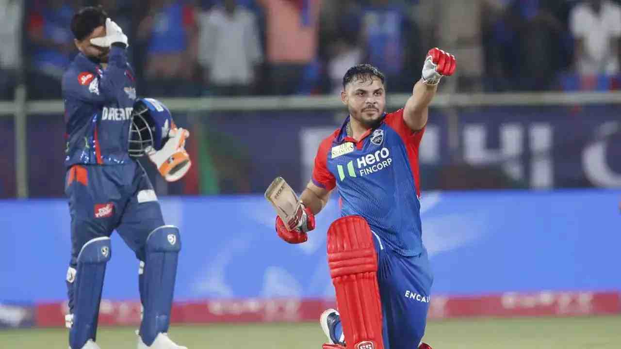 The unforgettable moment when Ashutosh Sharma hit the winning shot sparked pure joy in the Delhi Capitals camp.