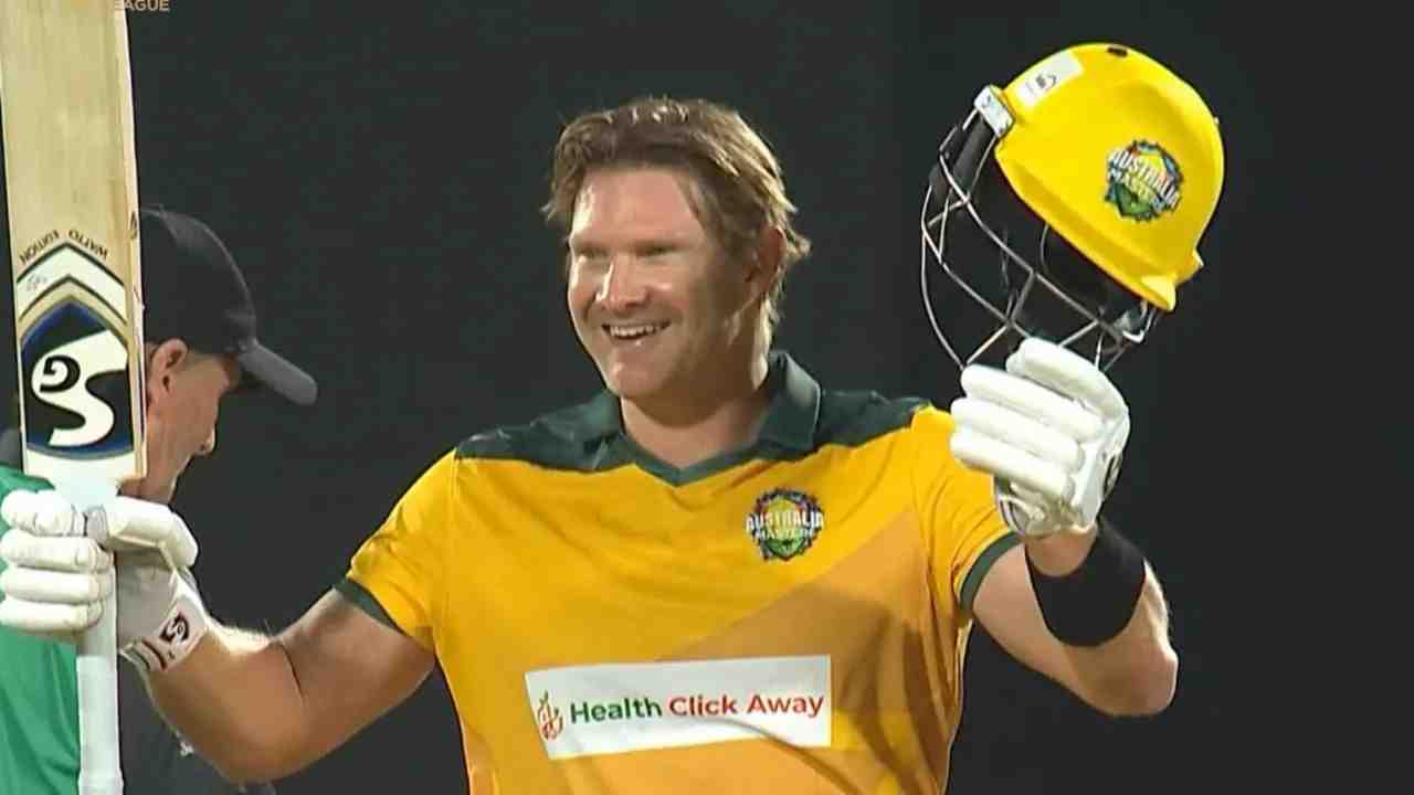 Shane Watson shines in IMLT20 with three centuries in four matches, leading Australia Masters to dominant wins