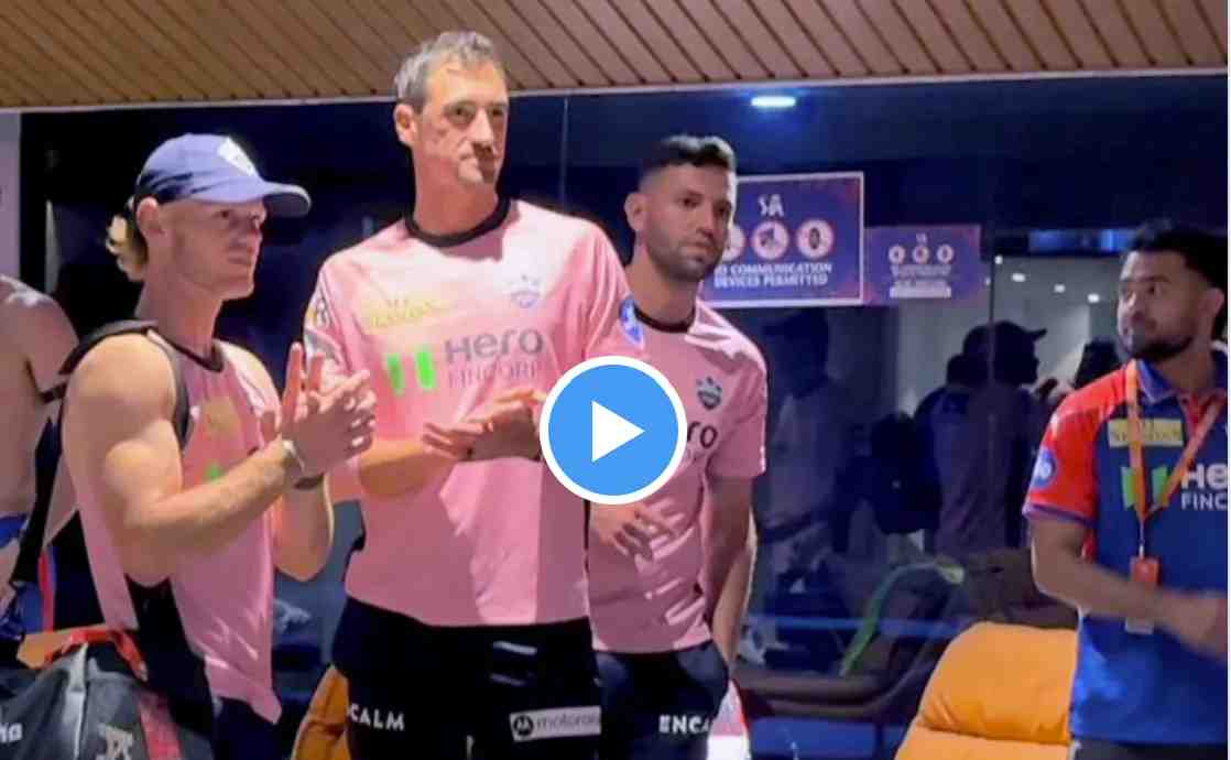 Watch:Delhi Capitals Celebrate KL Rahul's Baby News with 'Baby Celebration' Gesture