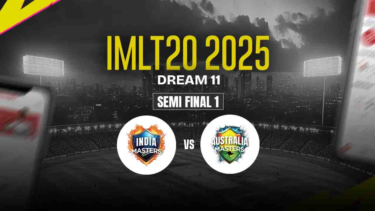 INDM vs AUSM Dream11 Prediction, India Masters vs Australia Masters