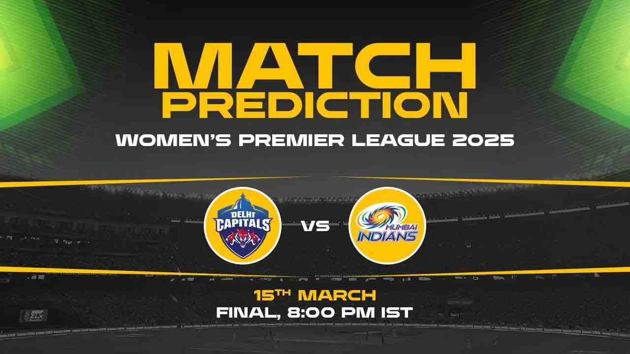 WPL 2025, 22nd Match, Finals,  DCW vs MIW Match Prediction