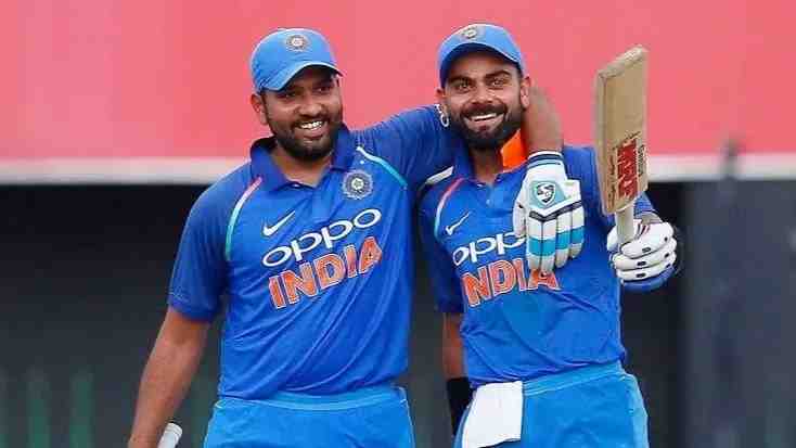 Virat Kohli and Rohit Sharma 