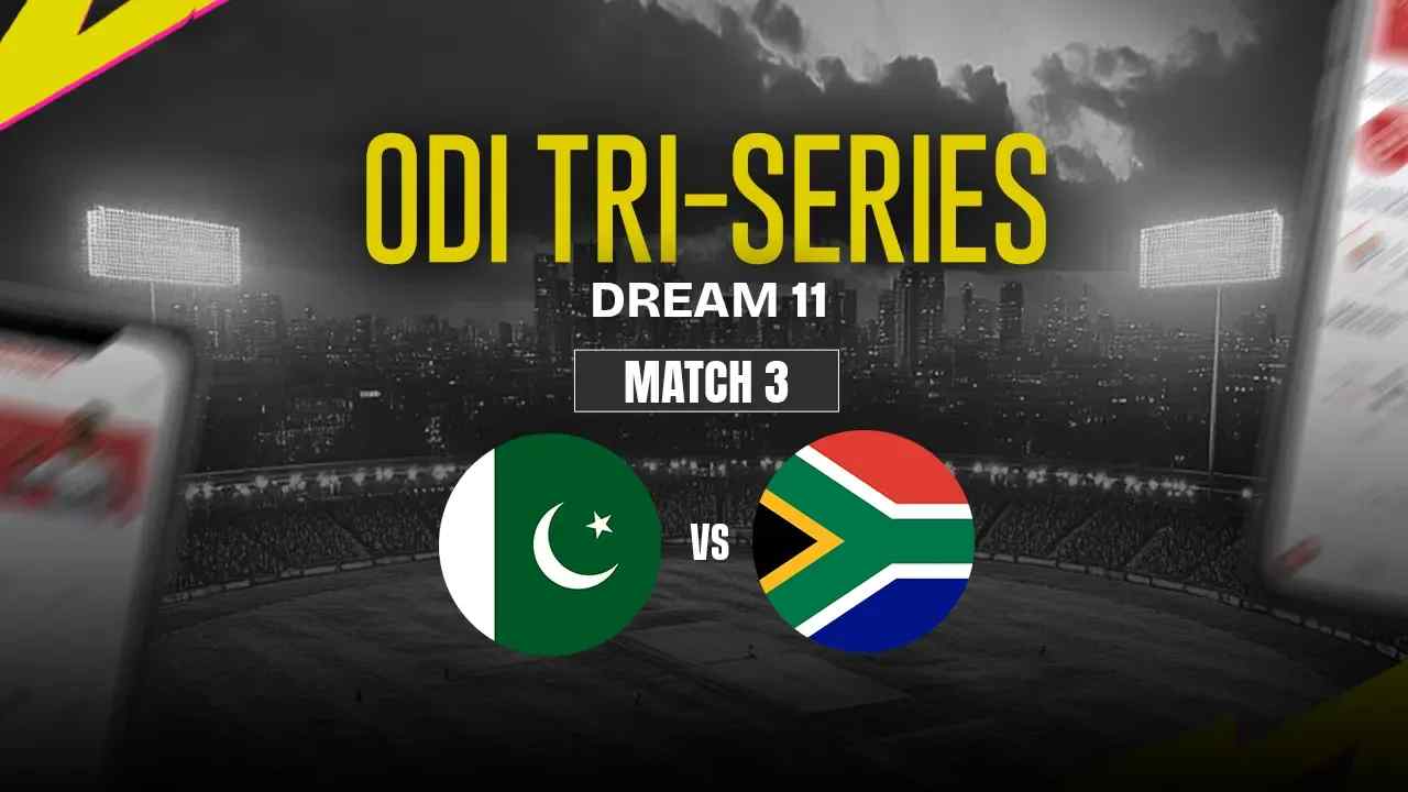 PAK vs SA Dream11 Prediction, Pakistan vs South Africa, 3rd Match