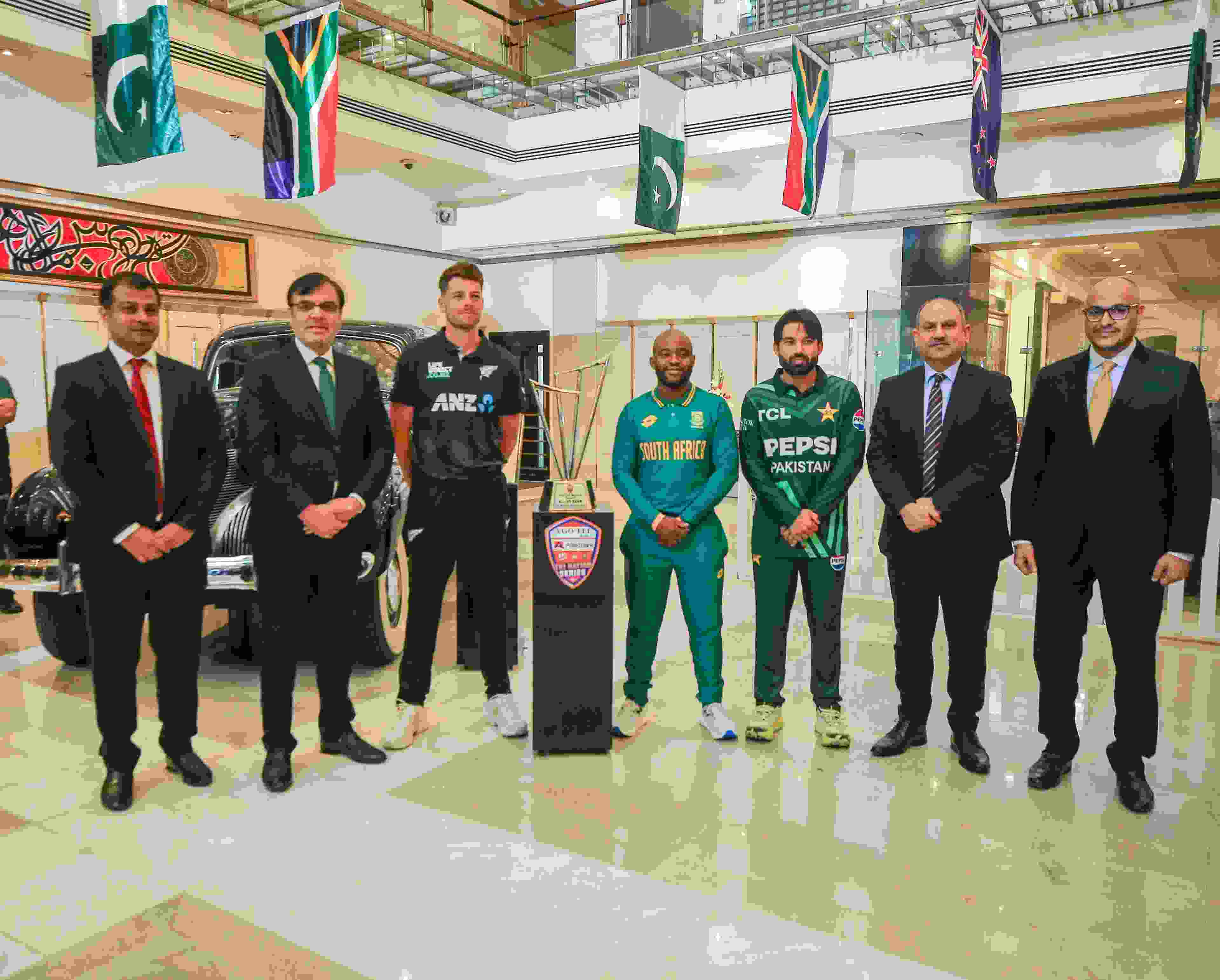  Pakistan ODI Tri-Series 2025, featuring Pakistan, New Zealand, and South Africa,