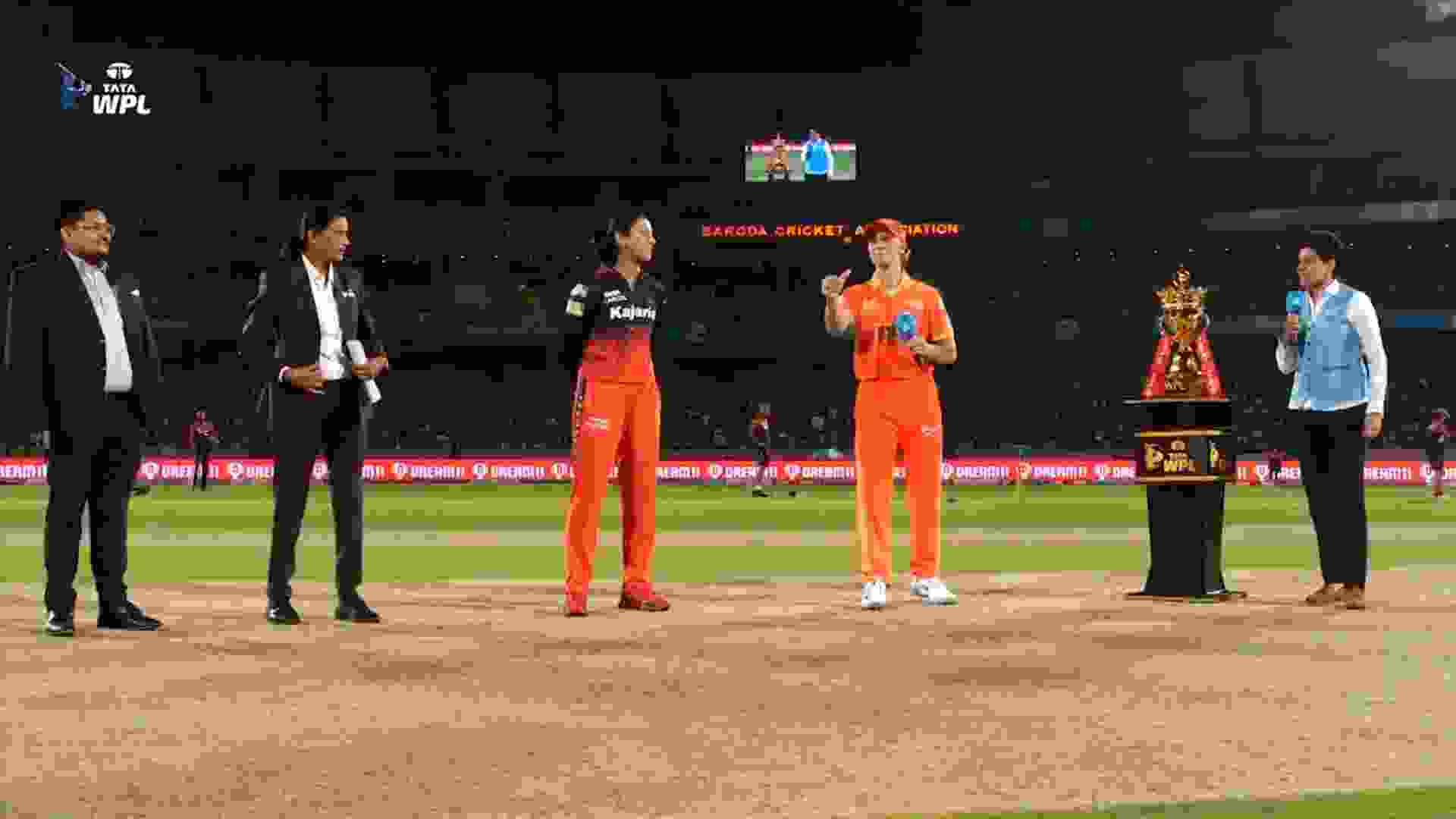 RCBW vs GGW WPL Live Streaming Details :How to watch on tv and online?