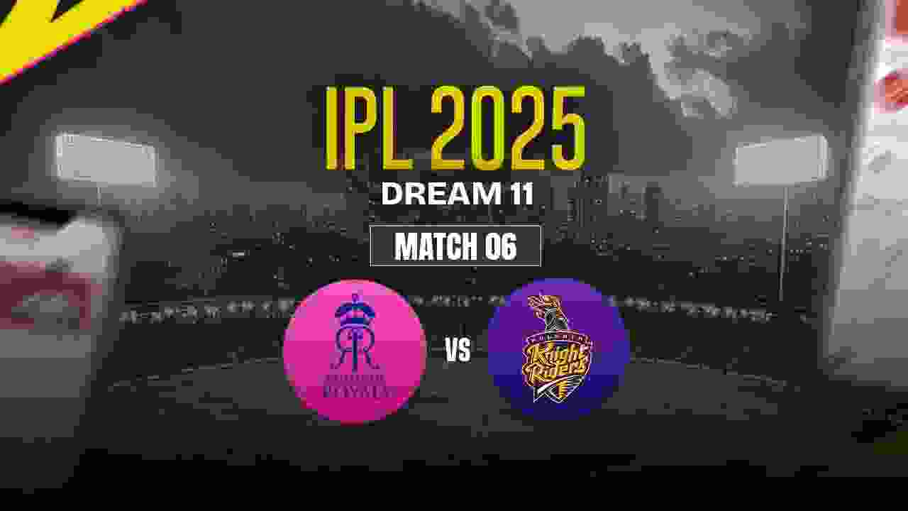 RR vs KKR Dream11 Prediction, Rajasthan Royals vs Kolkata Knight Riders