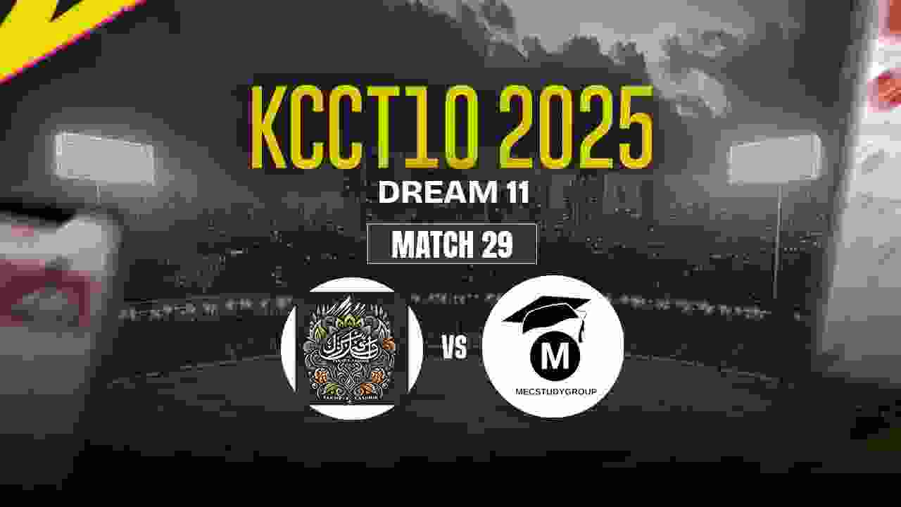 FEK vs MEC Dream11 Prediction, Fakhr-E-Kashmir vs MEC Study Group