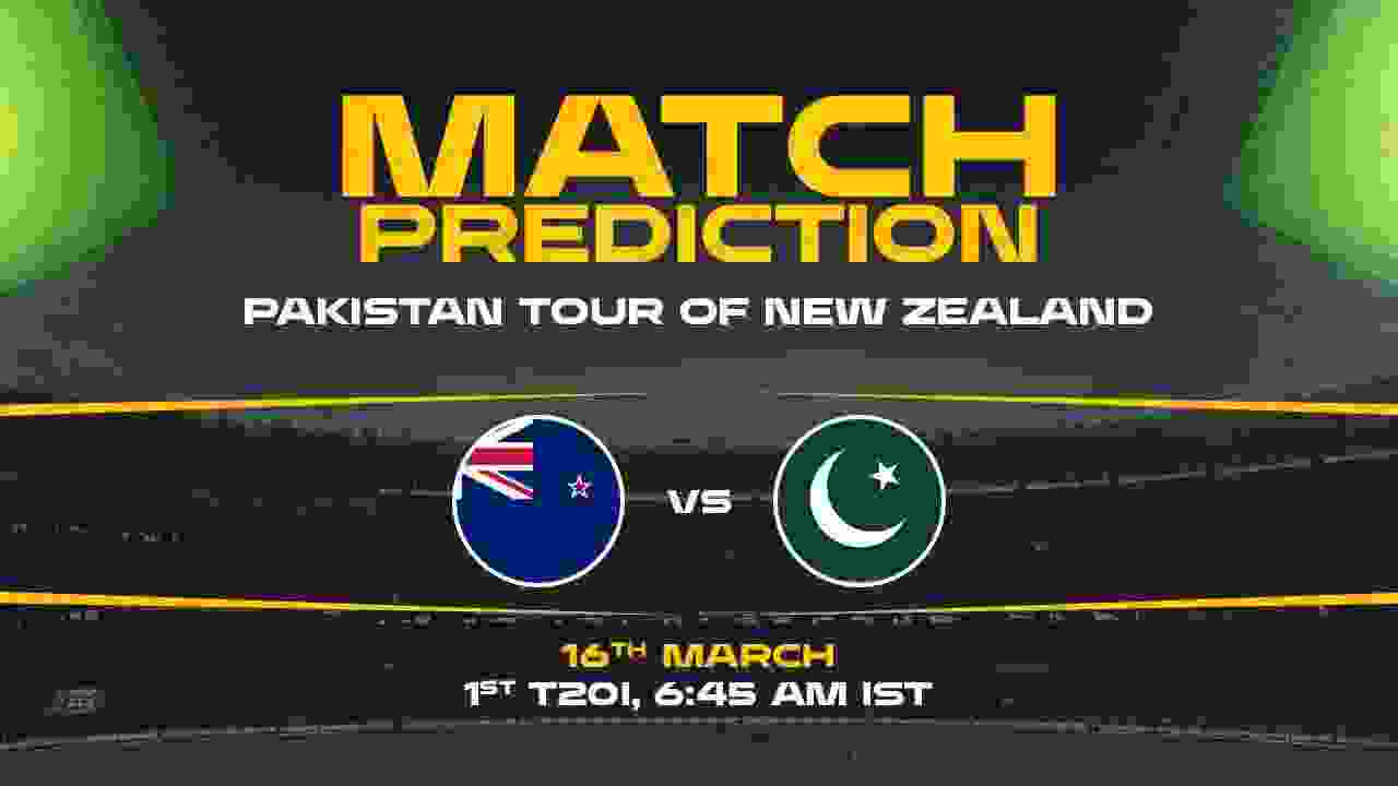 NZ vs PAK Today Match Prediction – Who Will Win? | 1st T20I, Preview & Analysis