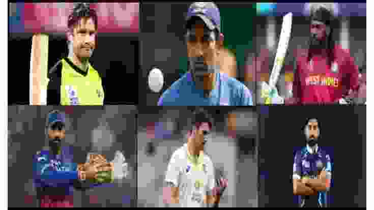 Watson, Robin Uthappa, Chris Gayle, Dinesh Karthik, Pat Cummins, and Rahul Tewatia