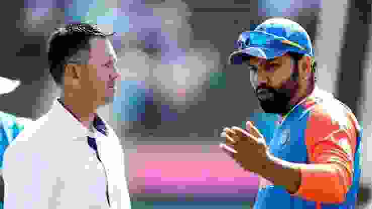 Ricky Pointing and Rohit Sharma