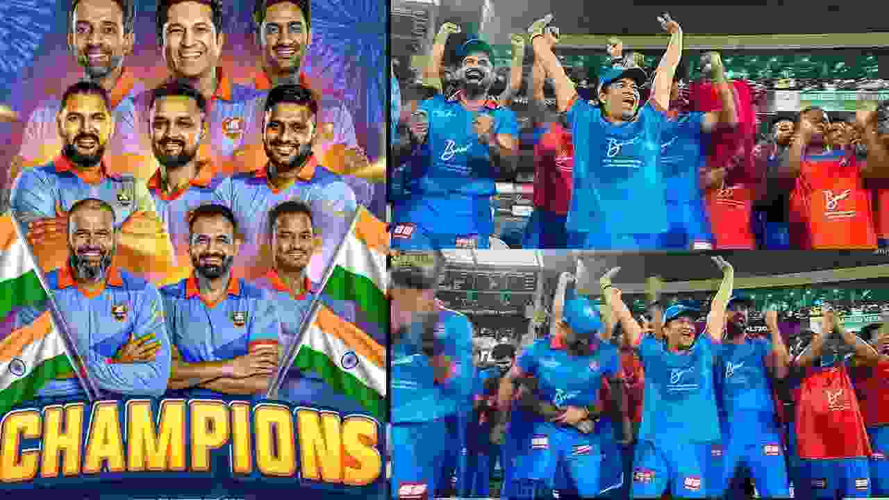 India Masters, led by Sachin Tendulkar, defeated West Indies Masters by 6 wickets to win the IML T20 2025 Final in Raipur.