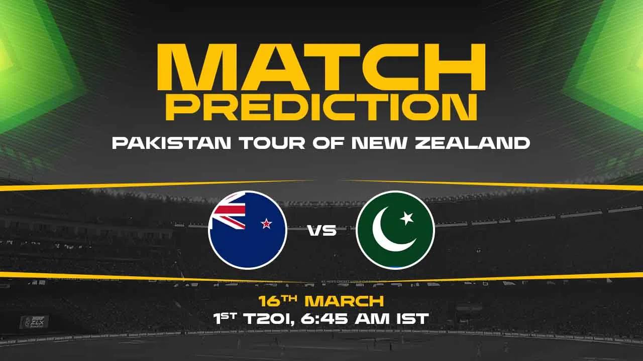 NZ vs PAK Today Match Prediction – Who Will Win? | 1st T20I, Preview & Analysis