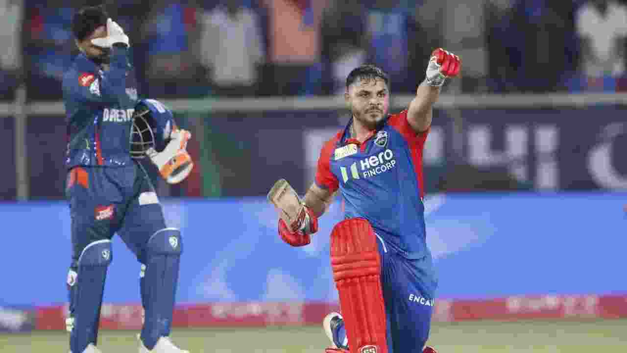 The unforgettable moment when Ashutosh Sharma hit the winning shot sparked pure joy in the Delhi Capitals camp.