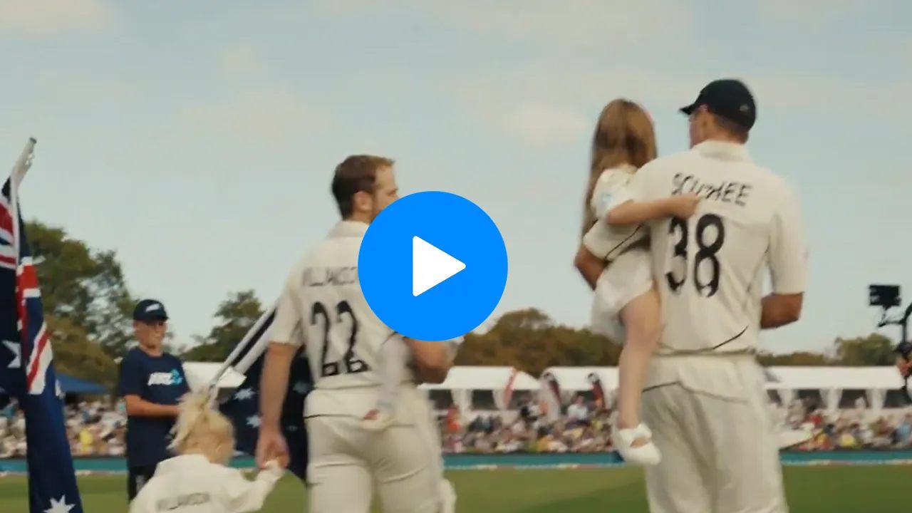 Watch: Teammates set emotional farewell on Tim Southee's last Test