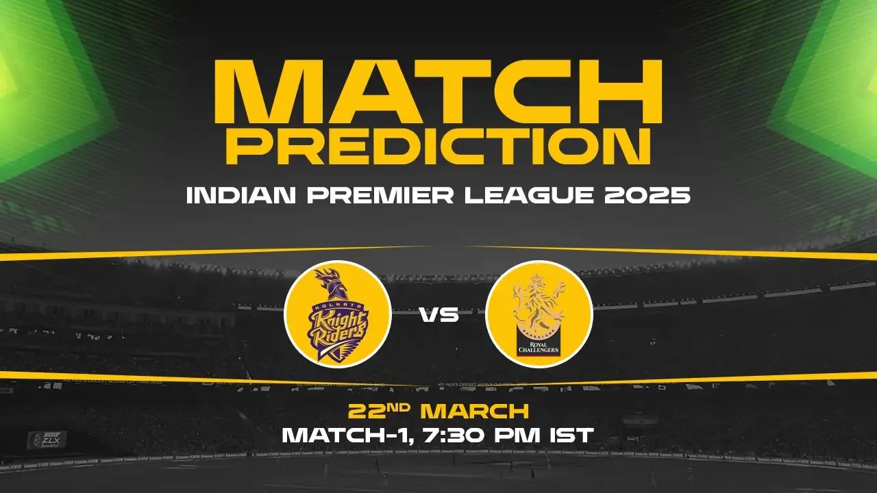 KKR vs RCB Today Match Prediction – Who Will Win? | Match 1, IPL 2025