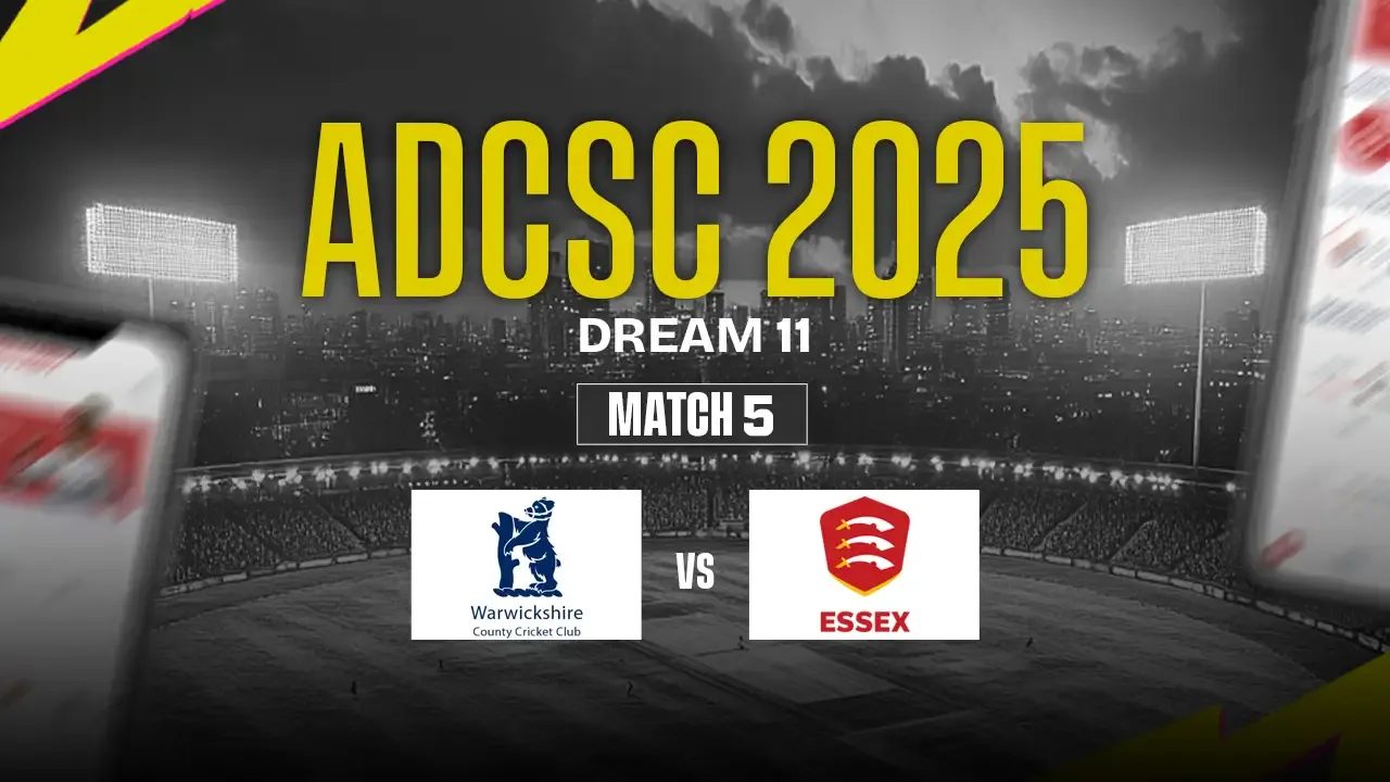 WAS vs ESS Dream11 Prediction, Warwickshire vs Essex