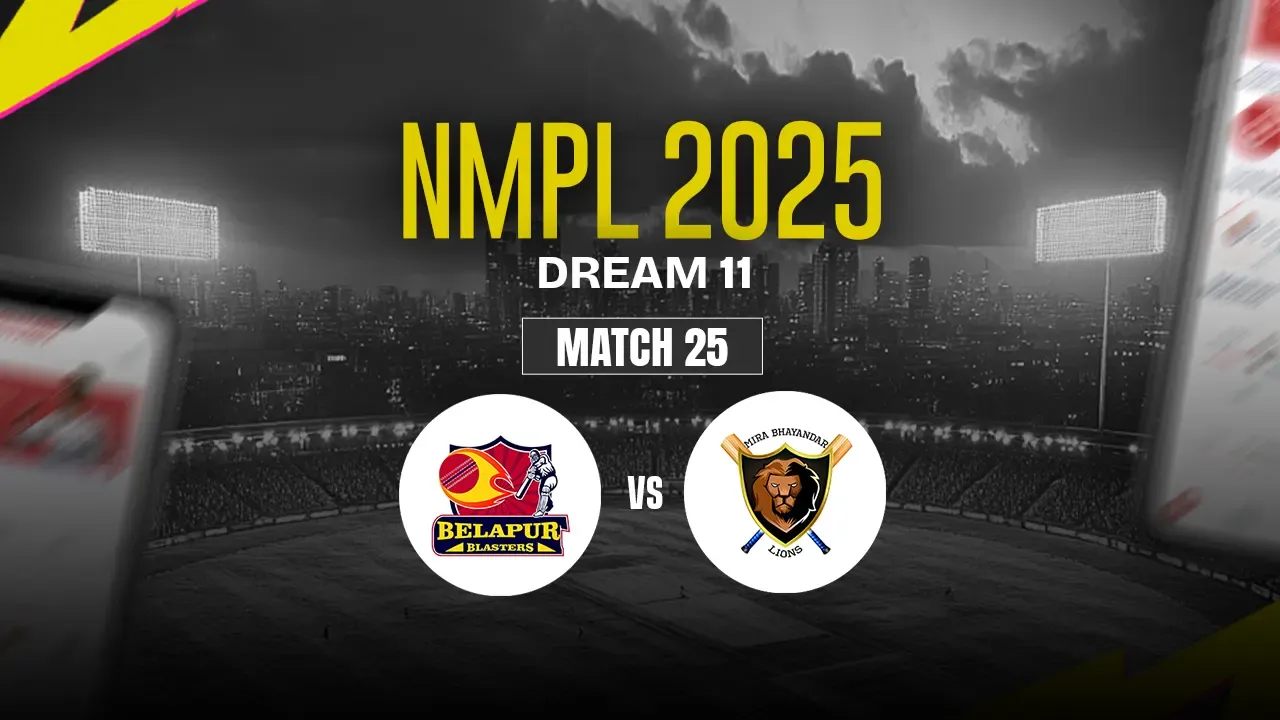 BEB vs MBL Dream11 Prediction, Belapur Blasters vs Mira Bhayandar Lions