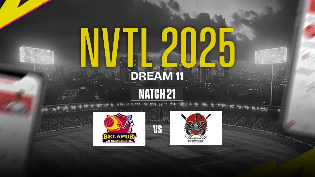 BEB vs SAS Dream11 Prediction, Belapur Blasters vs Sanpada Scorpions