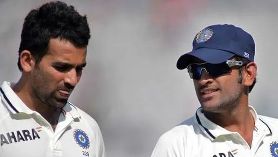 Zaheer Khan and MS Dhoni