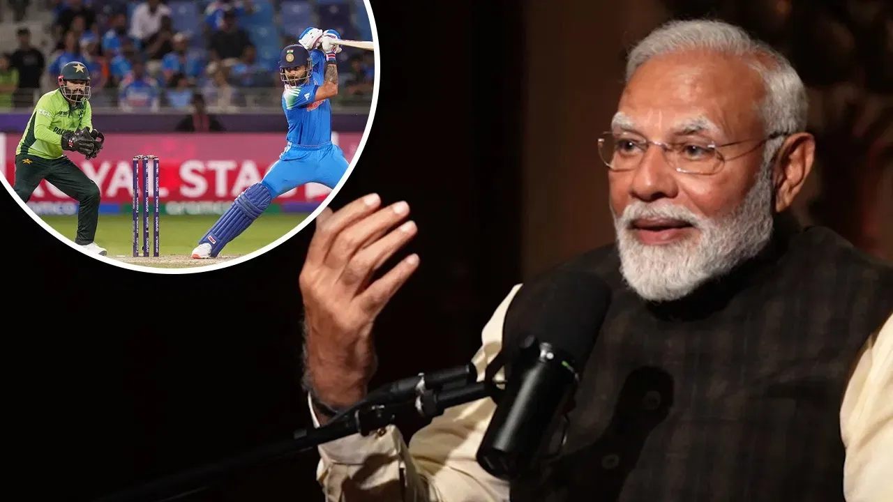 PM Modi shares his thoughts on the India-Pakistan cricket rivalry on the Lex Fridman podcast.